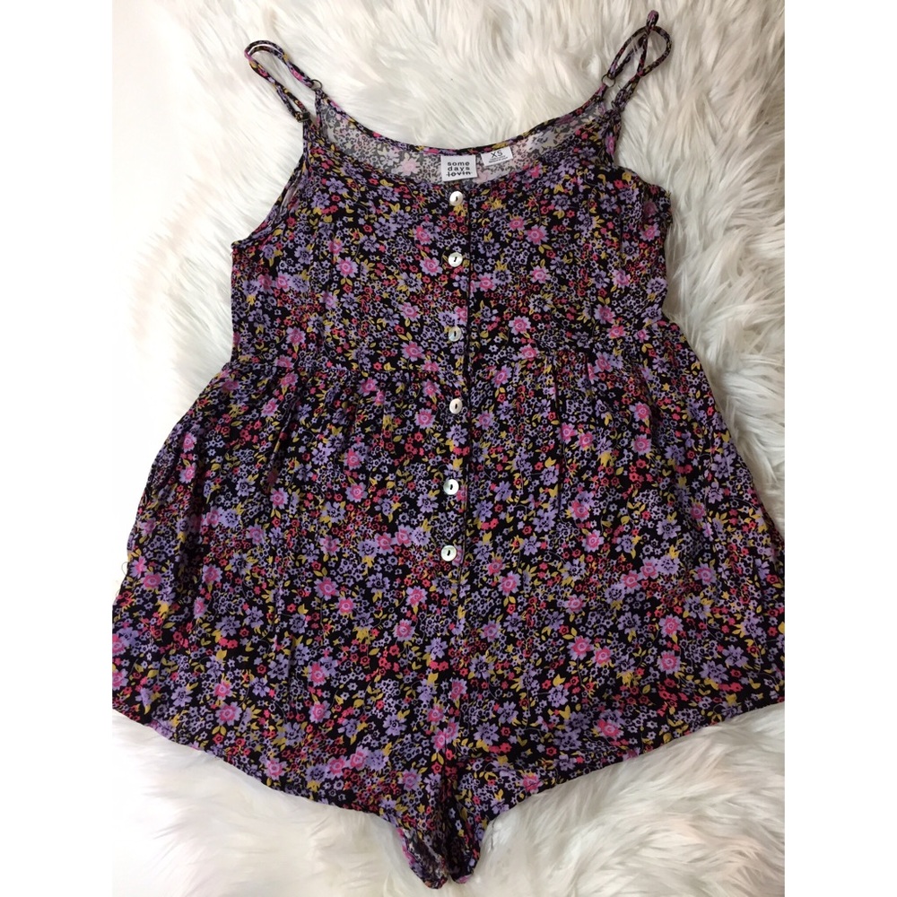 Flowered romper by UO Some Days Lovin’